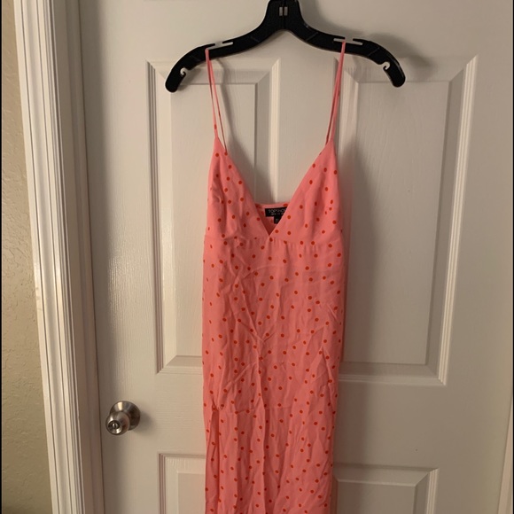 Pink spaghetti strap dress - Picture 1 of 4
